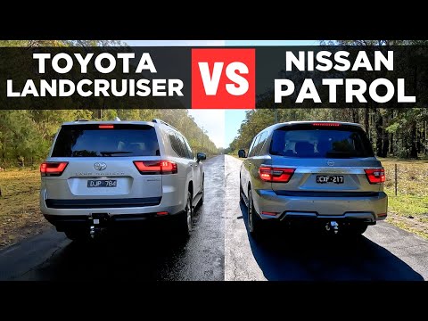 Drag Race: 2025 Toyota LandCruiser vs Nissan Patrol – 0-100 & detailed comparison