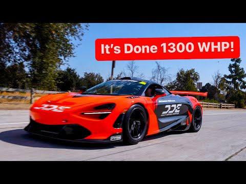 IT’S DONE! MY NEW 1300 WHP MCLAREN 720 GTR … *FIRST DRIVE 🚀 *