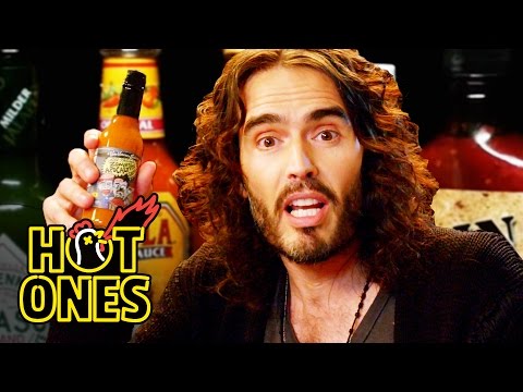 Russell Brand Achieves Enlightenment While Eating Spicy Wings | Hot Ones