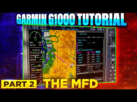 Garmin G1000 MFD Tutorial 2024 - Part 2