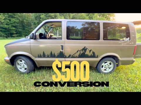 ASTRO VAN TO CAMPER VAN in 11 DAYS- start to finish