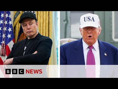 Elon Musk 'regrets' some Donald Trump posts | BBC News