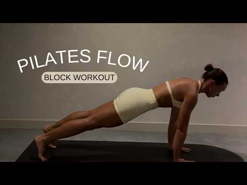 30 MIN FULL BODY PILATES || Moderate to Intermediate (Yoga Block)