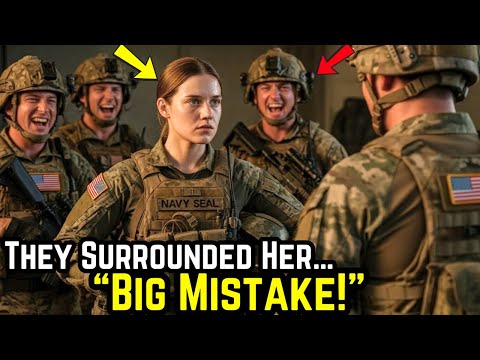 Four Recruits Surrounded Her — 45 Seconds Later, a Navy SEAL Stood Before Them