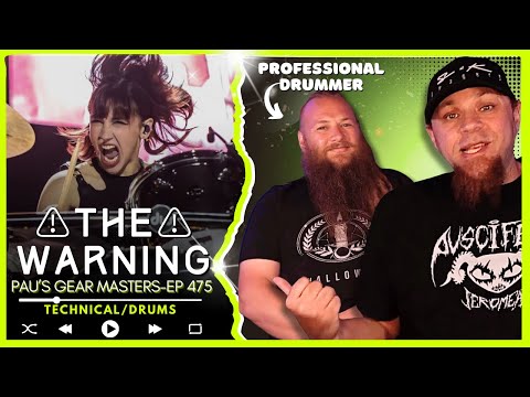 THE WARNING "Pau's Gear Masters - Episode 475"  // Audio Engineer & Pro. Drummer React
