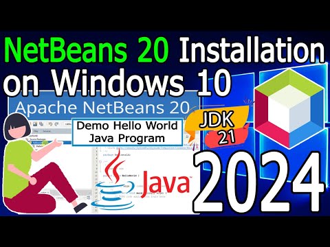 How to install NetBeans IDE 20 on Windows 10 (64 bit) [ 2024 Update ] with JDK 21 Complete Guide