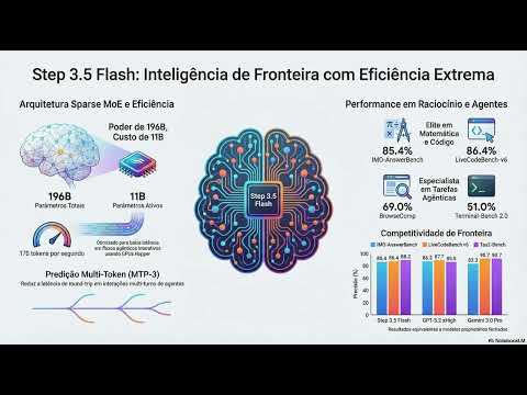 Como um MoE de 11B ativos chega perto do topo