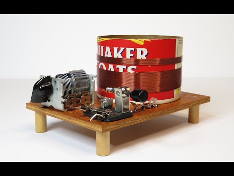 A Modern Radio Laboratories® #74 Crystal Set