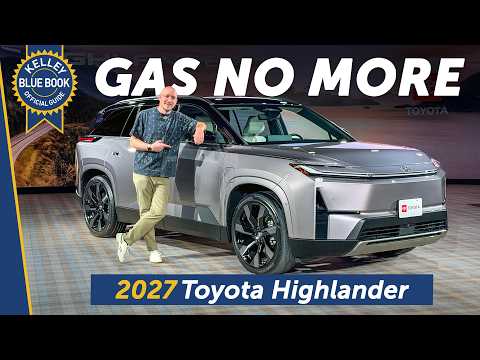 The 2027 Toyota Highlander Goes Electric! | First Look