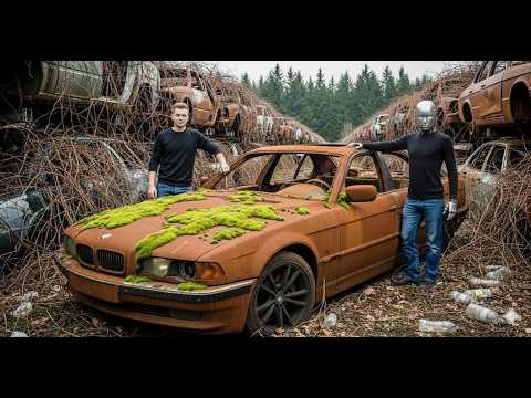 ASMR Car Restoration! Full Restoration! Abandoned BMW 760 V12 [Robot]