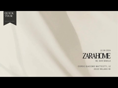 ZARAHOME - corso matteotti, milan | m1 San Babila - AUTUMN 2024