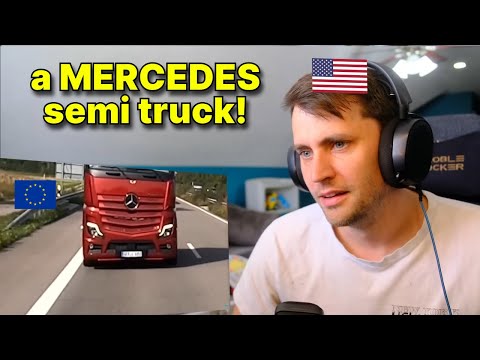 American reacts to The Most Luxurious European Semi Truck