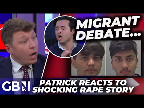 HEATED: Patrick Christys in furious debate with Labour councillor over migrant rape of teenage girl