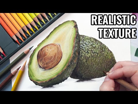 How to Build Realistic Texture with Colored Pencils