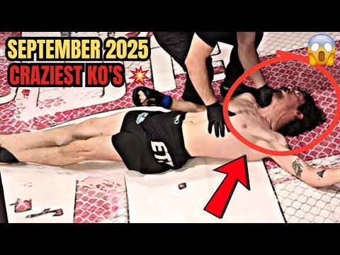September 2025 CRAZIEST MMA Knockouts 💥😱