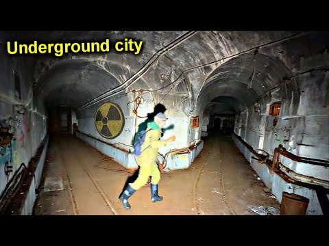 ✅Found HITLER'S BUNKER☠️An entire underground city with GUNS,METRO and ARMOR-DOMES in a dense forest