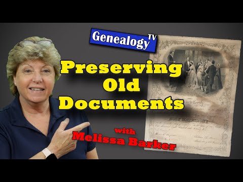 Document Preservation with The Archive Lady - Melissa Barker