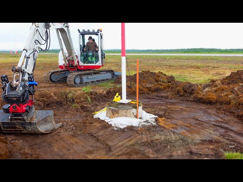 Upgrading Airport Landing System - New Glide Path installation
