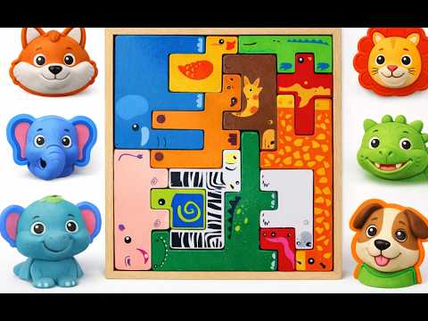 Paw Patrol Spielzeug + Tiere Puzzle = Unterhaltung ❤️ | Tiere & Formen | Beste Videos für Kinder