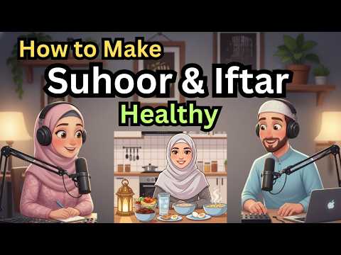 How to Make Suhoor and Iftar Healthy | Ramadan Eating Routine | English Conversation Practice