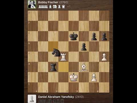 Daniel Yanofsky vs Bobby Fischer • Stockholm - Sweden, 1962