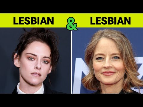 100 LESBIAN Hollywood Actresses | You Didn't Know About! (Then and Now)