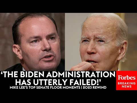 Mike Lee Ruthlessly Attacks President Biden And Democrats On The Senate Floor | 2023 Rewind