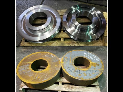 WHEEL, CNC VTL / ROUGH & FINISH (Tokarka Karuzelowa, proces obrabiania kół)