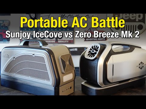 Which Portable AC is the best? - SunJoy IceCove VS Zero Breeze Mk 2