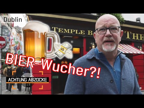 Teurer als auf dem OKTOBERFEST?! 🍺😱 Überteuertes Bier in Dublins "TEMPLE BAR"! | Achtung Abzocke