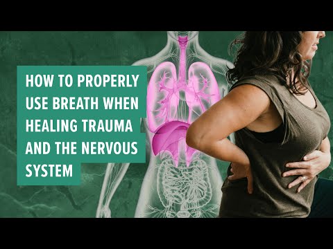 How to properly use breath when healing trauma and the nervous system #breathwork #nervoussystem