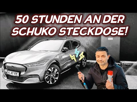 Elektroauto für 50 Stunden an die Steckdose! Wie sicher ist das? #elektroauto  #mustangmache