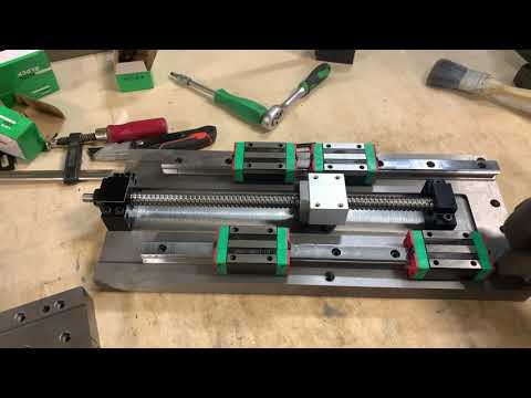 Сборка оси Z станка с ЧПУ