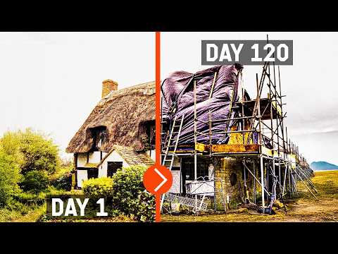 Abandoned 500-Year-Old Cottage Renovation | 4 Months In #11