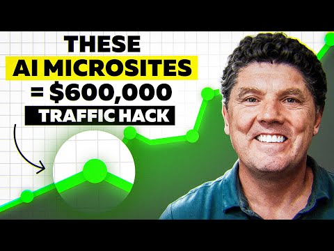 How To Get Website Traffic With These Simple AI Microsites ($600,000 TRAFFIC STRATEGY)