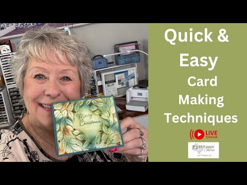 Four Gorgeous Christmas Cards + Three Amazing Techniques!