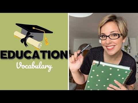 Education Vocabulary - 30 Words You Need to Know