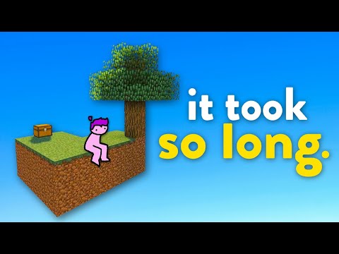 I played Minecraft Skyblock, for the first time