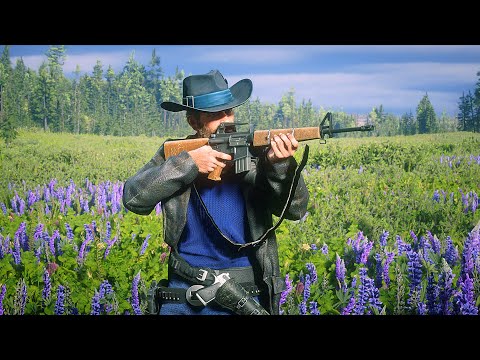 If Arthur and John had Modern Weapons they would be simply UNSTOPPABLE - RDR2