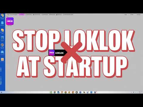 Stop LokLok from Running Automatically on Windows 10/11