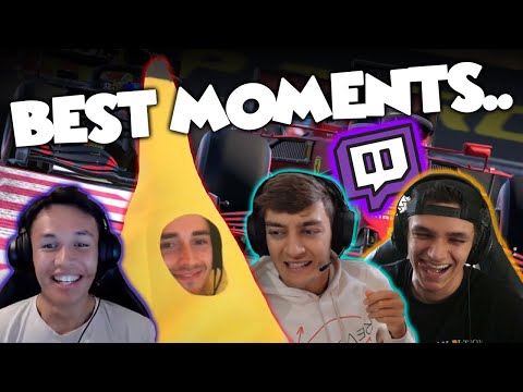 Best Moments on TWITCH of F1 Driver - Quarantine Day ๐คฉ