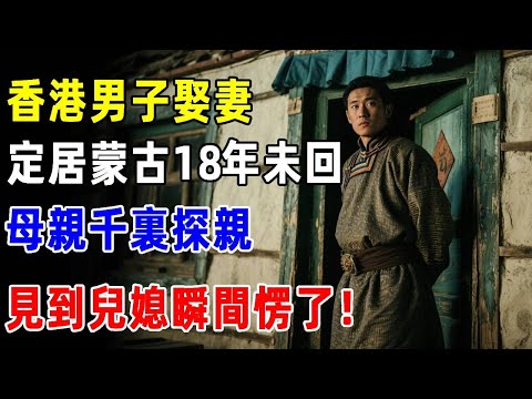 香港男子娶妻定居蒙古18年未回，香港母親千裏探親，見到兒媳瞬間愣了。【蝴蝶花會】