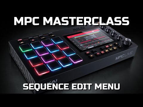 MPC Masterclass EP5 Sequence Edit Menu