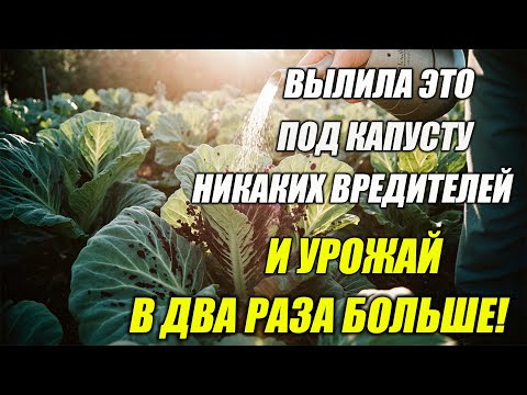 15 капель под капусту и ни одного вредителя! Как спасти урожай от слизней и других паразитов