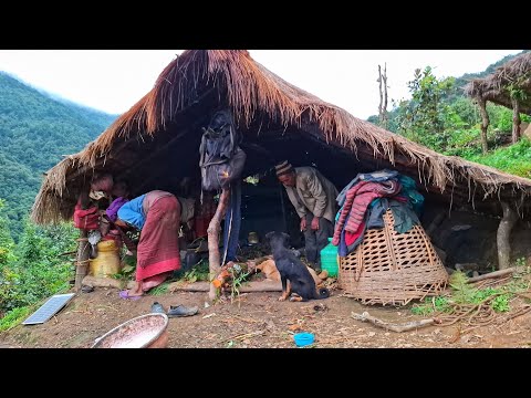 Nepali Mountain village life into the Rainy Season || Daily Activities of Rural village in Nepal🇳🇵