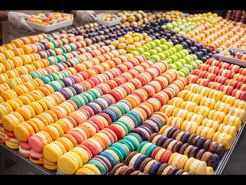 지친 당신을 조용히 위로하는 힐링 마카롱 제작 영상 몰아보기