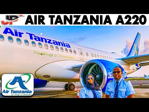 A day in the Air Tanzania Airbus A220 cockpit