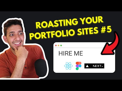 He coded the perfect portfolio site? Roasting your portfolio sites #5