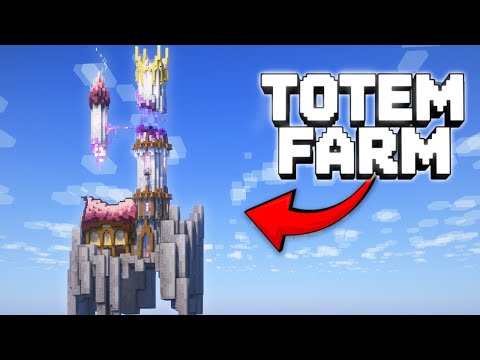 How I Built a Totem Farm to Cheat Death in Minecraft!