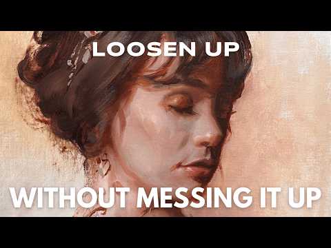 How to Loosen Up An Oil Portrait That’s Too Tight (Without Ruining It)